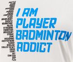 Fruit Of The Loom Badminton Addict Biała